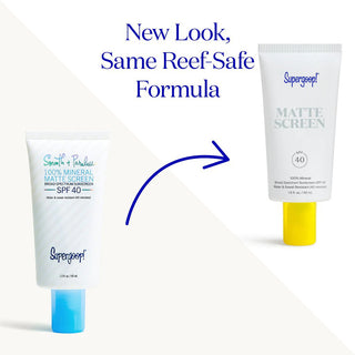 100% Mineral Smooth & Poreless Matte Screen SPF 40