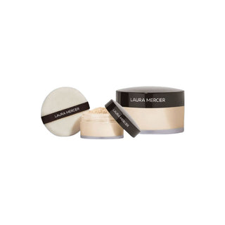 Translucent Loose Setting Powder Duo & Velour Puff Set