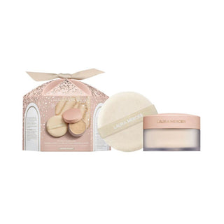 Divinely Flawless Translucent Loose Setting Powder and Puff 29gr