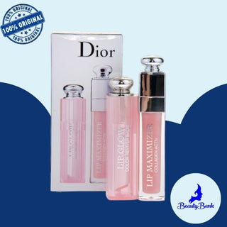 BEAUTY RESERVE - D.I.O.R LIP GLOW LIP BALM & LIP MAXIMIZER PLUMPING GLOSS SET