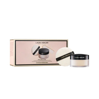 Indulgent Icons Ultra-Blur Translucent Loose Setting Powder + Puff Set