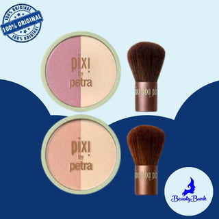 BEAUTY RESERVE - PIXI BLUSH DUO + KABUKI