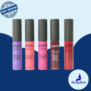 BEAUTY RESERVE - NYX SOFT MATTE METALLIC LIP CREME (SMMLC)