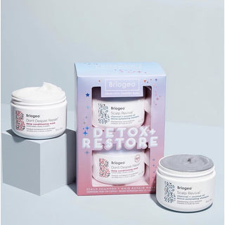 BEAUTY RESERVE - BRIOGEO DETOX + REPAIR SCALP SHAMPOO + HAIR REPAIR MASK