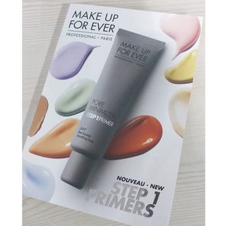 Step 1 Primer - Pore Mini Mizer, Hydra Booster, Redness Corrector Sample Card