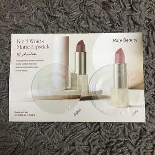 Rare Beauty Kind Words Matte Lipstick Beautiseal Sample Card