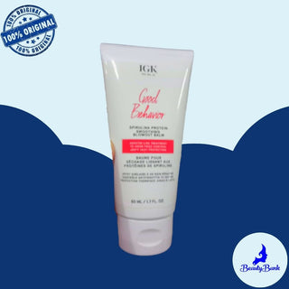 BEAUTY RESERVE - IGK GOOD BEHAVIOR SPIRULINA PROTEIN SMOOTHING BLOWOUT BALM