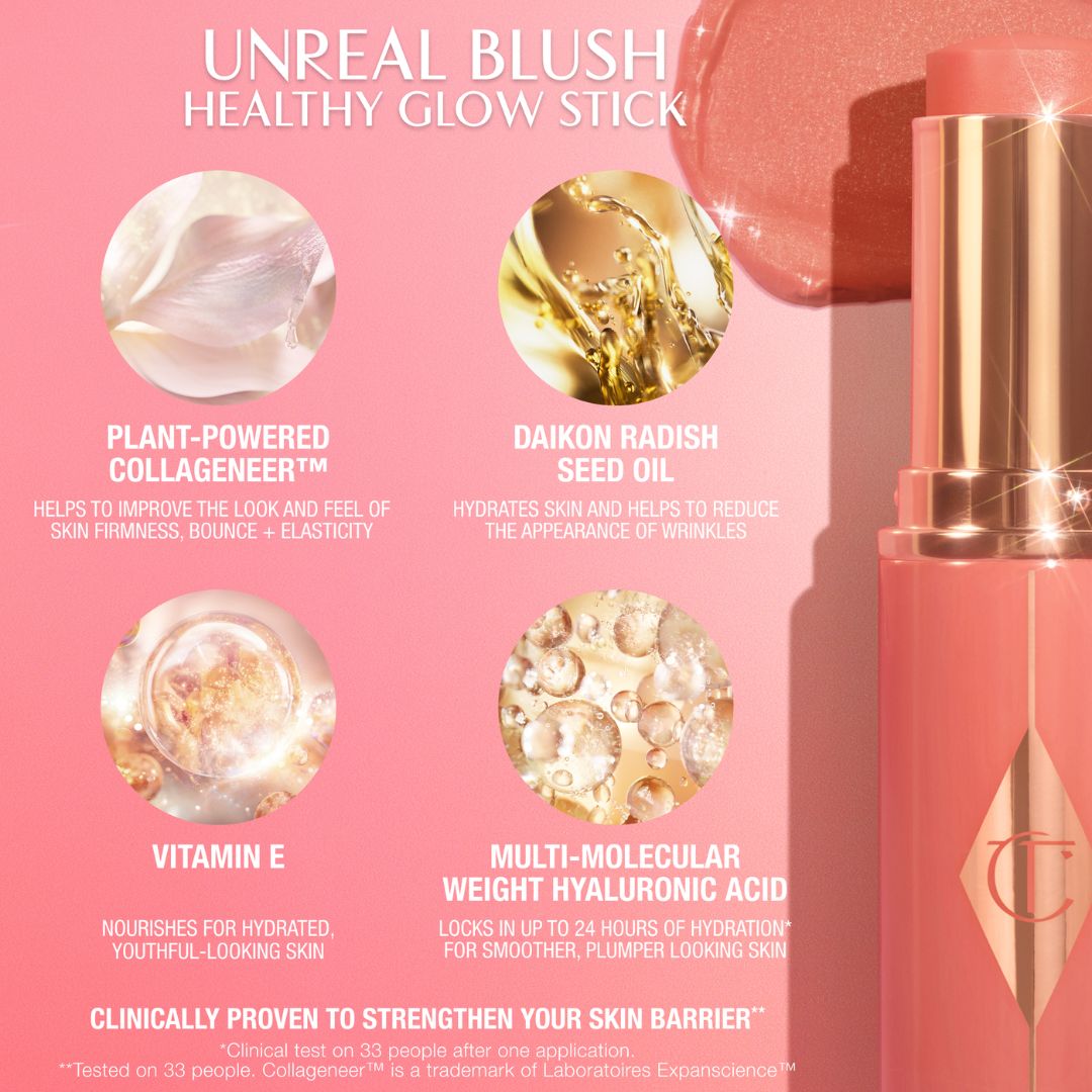 Unreal Lip + Cheek Blush Healty Glow Stick
