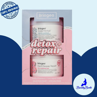 BEAUTY RESERVE - BRIOGEO DETOX + REPAIR SCALP SHAMPOO + HAIR REPAIR MASK