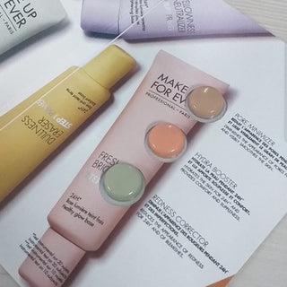 Step 1 Primer - Pore Mini Mizer, Hydra Booster, Redness Corrector Sample Card