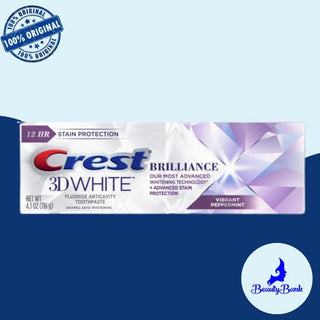 BEAUTY RESERVE - CREST 3D WHITE WHITE BRILLIANCE TOOTHPASTE 4.1OZ
