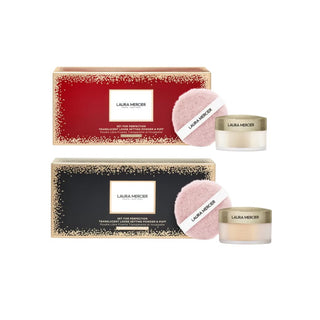 Laura Mercier Set For Perfection Translucent Loose Setting Powder & Puff Set