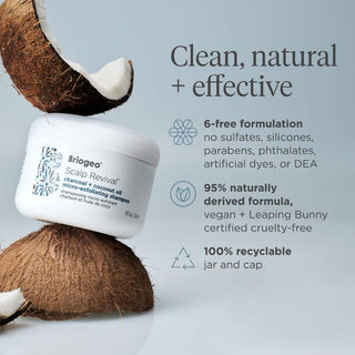 BEAUTY RESERVE - BRIOGEO SCALP REVIVAL CHARCOAL + COCONUT OIL MICRO EXFOLIATING SHAMPOO