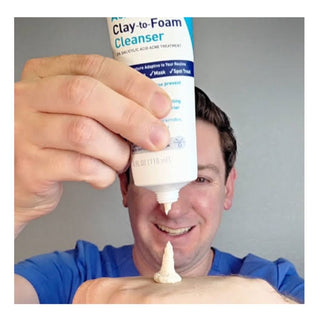 Clay-to-Foam Cleanser 2% Salicylic Acid Acne Treatmen