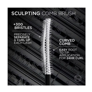 Telescopic Extensionist Lengthening and Curling Washable Mascara