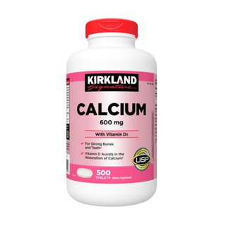 Kirkland Signature Calcium 600 mg. with Vitamin D3, 500 Tablets
