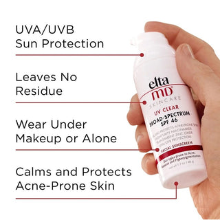 BEAUTY RESERVE - ELTA MD UV CLEAR BROAD-SPECTRUM SPF 46 MINI SIZE 0.5 OZ
